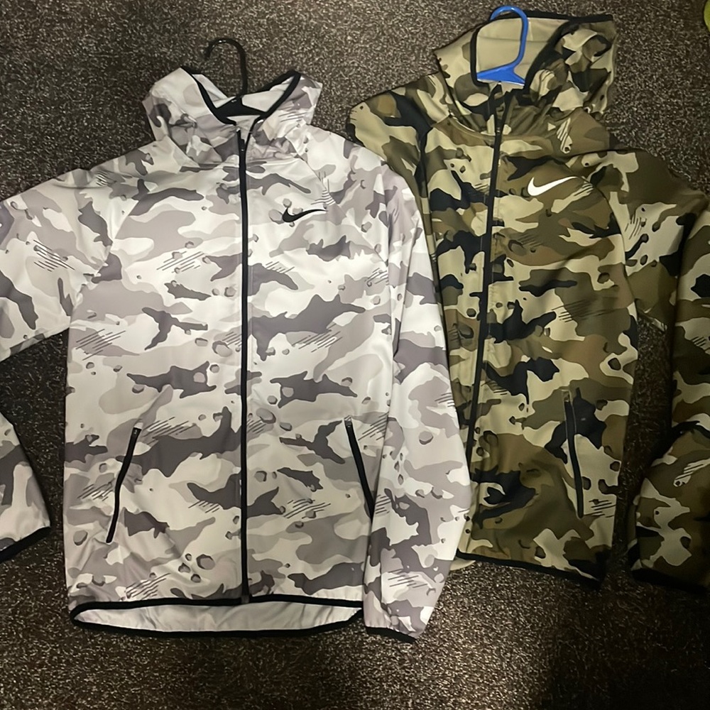 Nike Camo Windbreakers